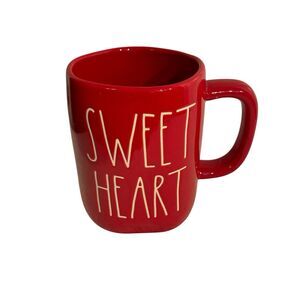 Rae Dunn Artisan Collection Magenta Red Coffee Mug W/ SWEET HEART.
